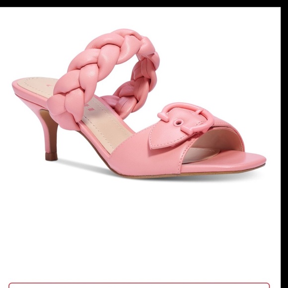 New Coach pink buckle sandals size 7 - Picture 1 of 2